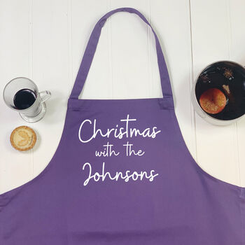 Christmas With The… Personalised Apron, 6 of 8