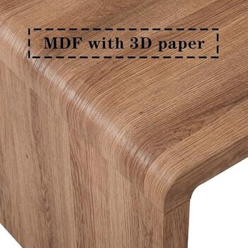 Goldfan White Gloss Coffee Table Center Tables, 11 of 12