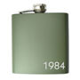 Personalised Birth Year Hip Flask, thumbnail 2 of 12