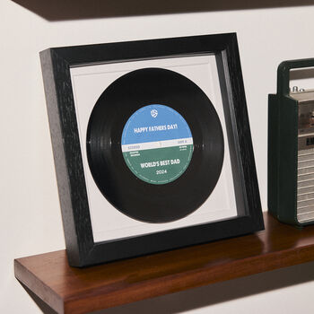 Father's Day Framed Vinyl Record Song, 5 of 12