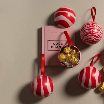 Bauble In Swedish Design Filled With A Choice Of Swedish Chocolates, Swedish Candy Or Chocolate Truffles Lucia, 2 of 12