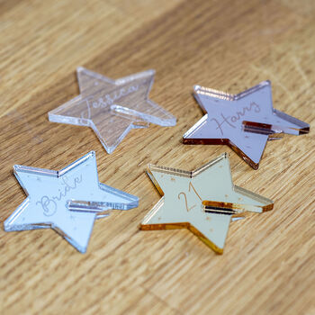 Any Occasion Acrylic Star Wine Glass Charms, 4 of 4