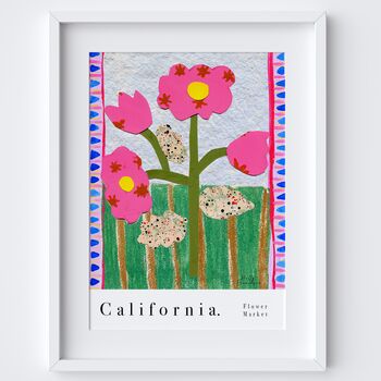 California Flower Market Art Print, 2 of 2
