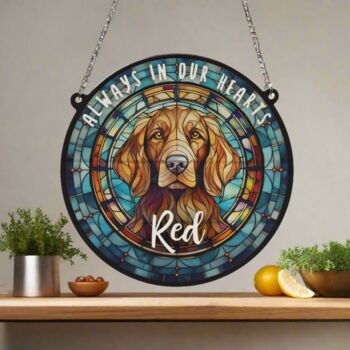 Red Setter Memorial Suncatcher, 5 of 6