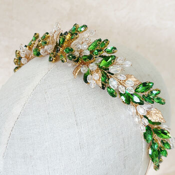 Vibrant Green Headpiece, 4 of 6