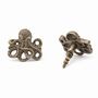 Antique Brass Octopus Cabinet Knob, thumbnail 1 of 9