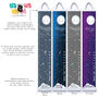 Personalised Reach For The Stars Space Height Chart, thumbnail 7 of 7