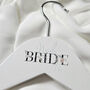 Personalised Wooden Bridal Coat Hanger, thumbnail 3 of 12