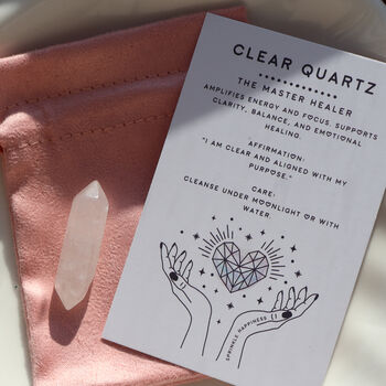 Clear Quartz Crystal Point For Clarity And Amplification, 2 of 4