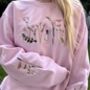 Enchanted Garden Elf Embroidered Sweatshirt, thumbnail 1 of 7