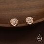 Sterling Silver Medusa Head Stud Earrings, thumbnail 6 of 12