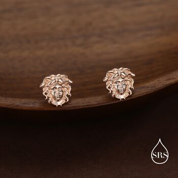 Sterling Silver Medusa Head Stud Earrings, 6 of 12