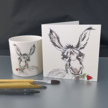 Personalised Dante The Donkey Ceramic Mug, 2 of 7