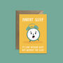 Parent Sleep Funny New Baby Card, thumbnail 3 of 3