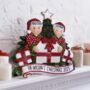 Personalised Pajama Couple Freestanding Decoration, thumbnail 1 of 3