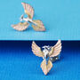 Phoenix Positivity Stud Earrings, thumbnail 3 of 7