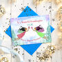 Snowflakes And Sparkles Fairy Christmas With Name, thumbnail 1 of 4