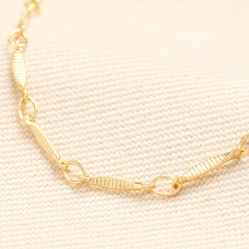 Fish Chain Necklace In Gold Plating, 2 of 4