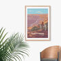 Grand Canyon National Park USA Travel Poster Art Print, thumbnail 4 of 8