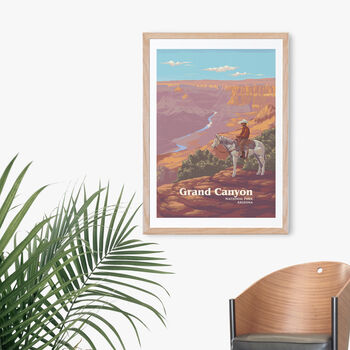 Grand Canyon National Park USA Travel Poster Art Print, 4 of 8