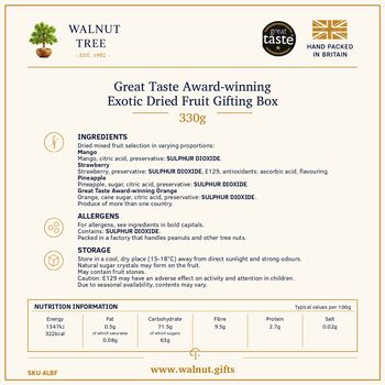 Great Taste Exotic Dried Fruit Gift Box – 300g, 4 of 7