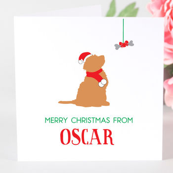 Personalised Cockapoo/Cavapoo Dog Christmas Card, 5 of 5