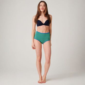 Women's 'Perfect Day' Four Pack Bamboo Full Briefs, 9 of 11