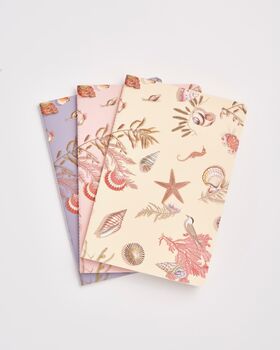 Whispering Sands Notebooks Pack Of Three, 2 of 4