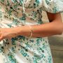 Pearl Evil Eye Sterling Silver Bracelet, thumbnail 3 of 10