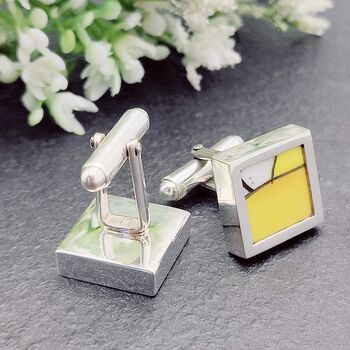 Art Deco Cufflinks | Clarice Cliff | Sterling Silver, 2 of 3