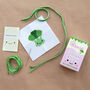 Kawaii Broccoli Mini Cross Stitch Kit, thumbnail 1 of 8