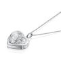 Personalised Silver Heart Locket With Full Scroll, thumbnail 6 of 12