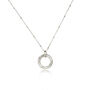 Ether Loop Charm Necklace In Sterling Silver/Gold Plated, thumbnail 1 of 6