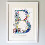 Personalised A To I Bright Wildlife Letter Print, thumbnail 6 of 12
