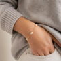 Gold Plated Sterling Silver And Pearl Bracelet, thumbnail 1 of 6
