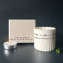 East Of India Scallop Tea Light Holder Good Friends Make Your Life Sparkle, thumbnail 1 of 4