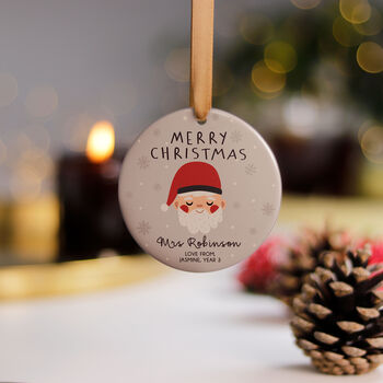 Teacher Christmas Personalised Bauble, 4 of 10