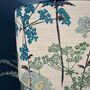 Hedgerow Pistachio And Teal Botanical Drum Lampshades, thumbnail 5 of 10