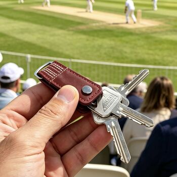 Cricket Leather Key Holder, 2 of 11