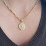 18k Gold Vermeil Plated Astra Rope Necklace, thumbnail 3 of 8