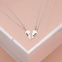 Personalised Piece Of My Heart Necklace Set, thumbnail 3 of 5