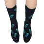 Men's Bamboo Socks Blue Jellyfish, thumbnail 1 of 5