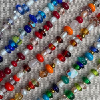 Selma Murano Glass Beaded Necklace, 11 of 11