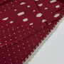 Red Polka Dot Pleated Silky Scarf, thumbnail 3 of 3