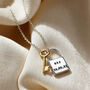 Personalised Lock And Key Necklace, thumbnail 1 of 6