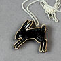 Black Rabbit Wooden Necklace, thumbnail 6 of 8