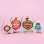 Christmas Colourful Personalised Bauble Gift Bag, thumbnail 1 of 2