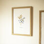 Blue Flower Botanical Print Baptisia, Unframed, thumbnail 2 of 3