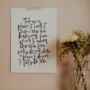 Personalised New Home Poetry Print, thumbnail 1 of 4