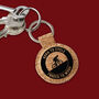 Round Cork Keyring 'Born To Cycle' | Cycling | Keyring | Novelty, thumbnail 1 of 2